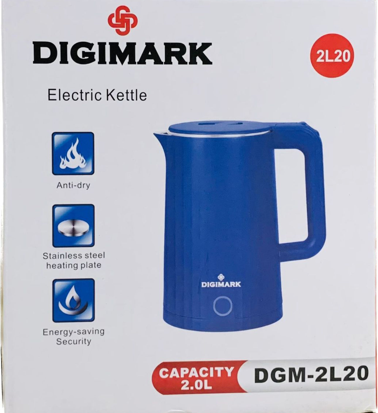Digimark Electric Kettle 2.0L - Various Colours