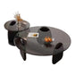Living Room Coffee Tables Floor Modern Elegant Glass Bedroom Coffee Tables Center Round Home Furniture 2pc Nesting Set