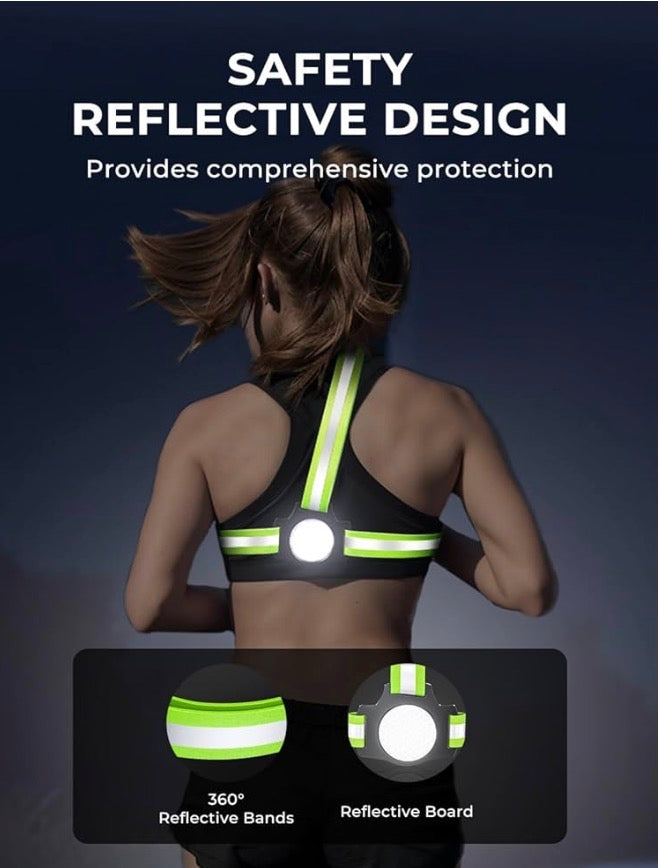 MTech Rechargeable Running Vest Headlamp