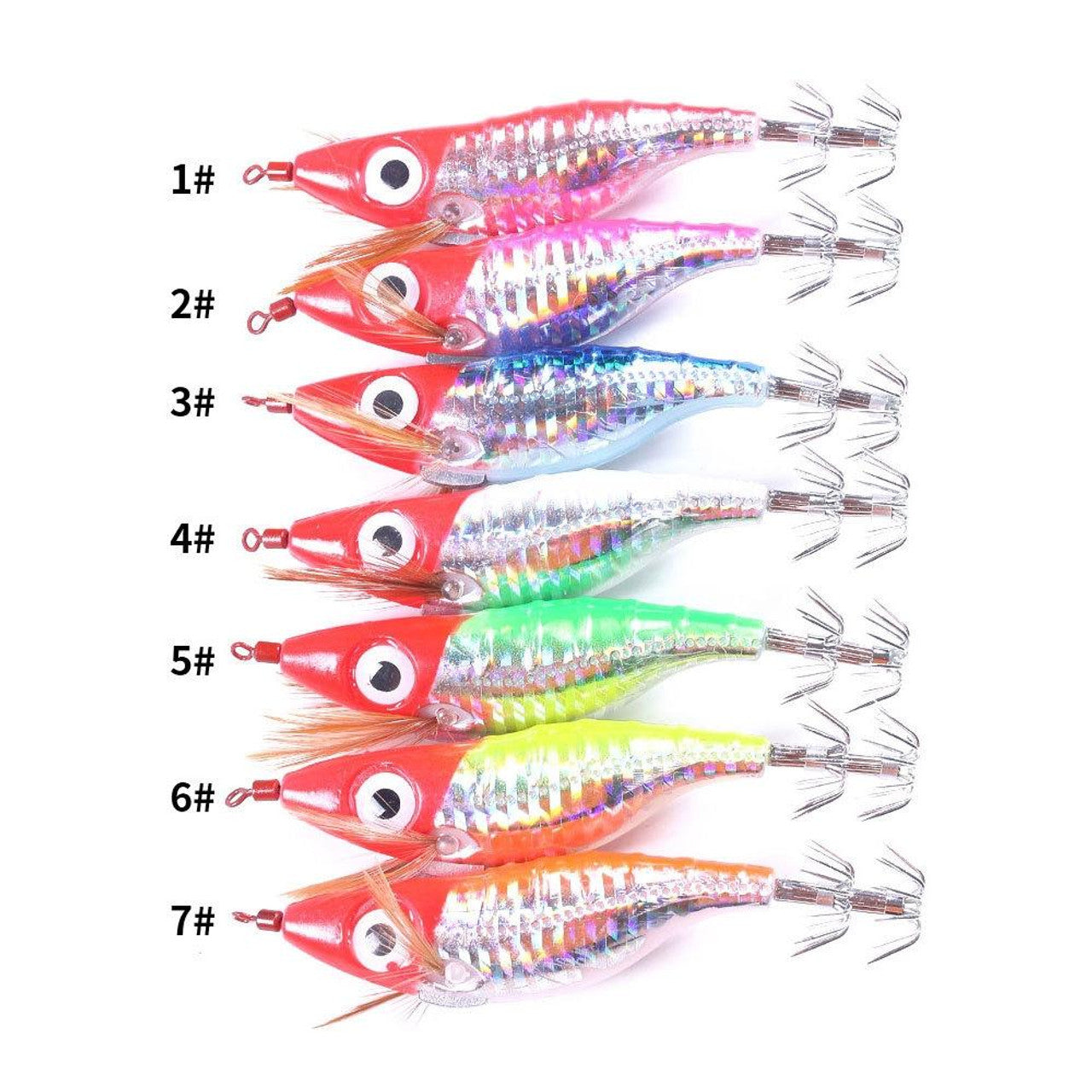 Luminous Horizontal Shrimp Squid Hook Bionic Bait, Size: 10cm 9g(2)