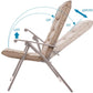 MFurn Ventura 3 Piece Folding Patio Set With Padded Chairs And Table