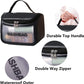 Waterproof PVC Hanging Toiletry Organizer Bag – Travel Cosmetic & Shower Kit with Hook and Handle
