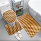 Bathroom Mat Set 3pc - Various Colours