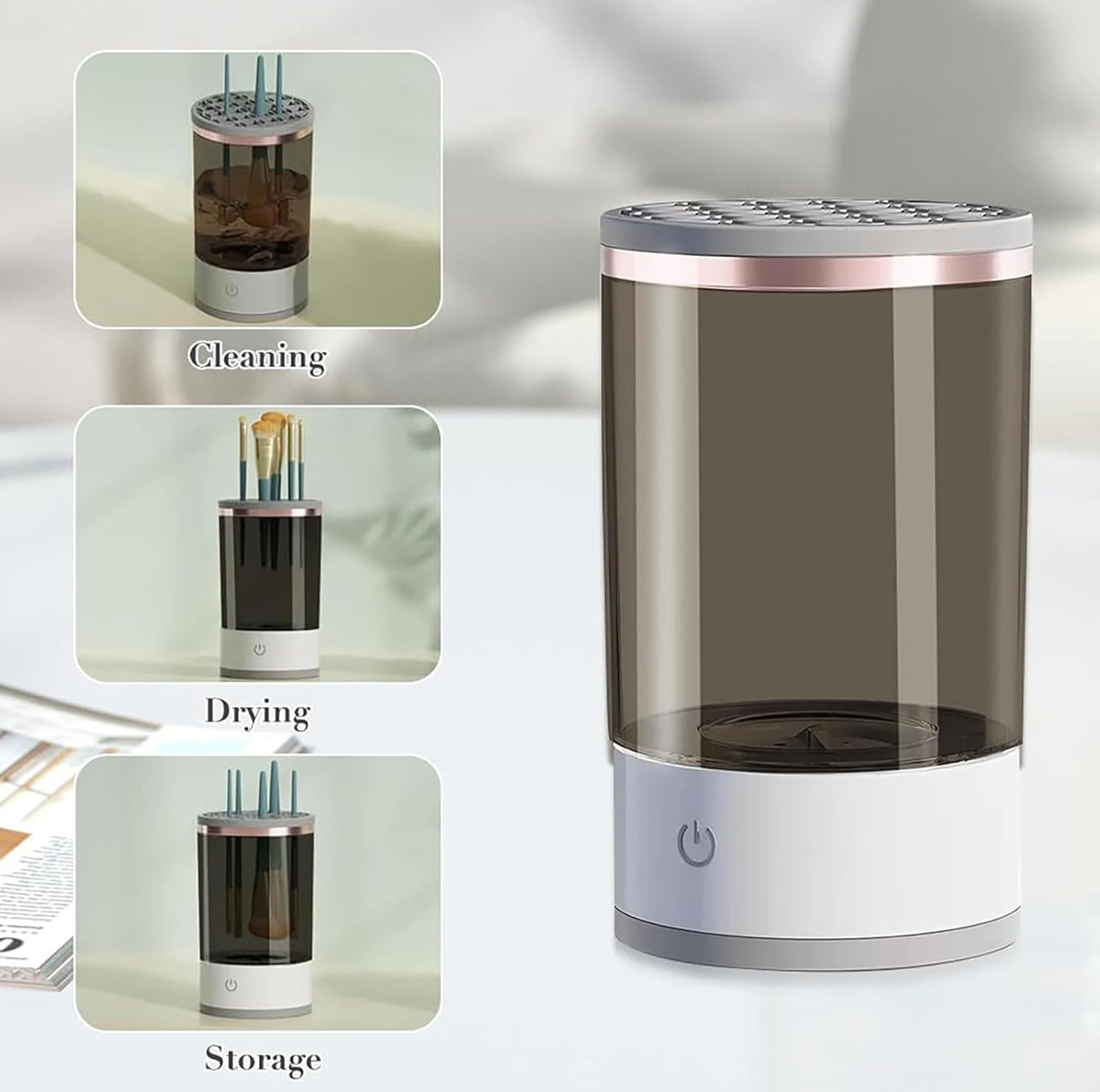 MBeauty
Magic Make Up Cleaner Brush Cleaner,USB Rechargeable Automatic Deep Cosmetic Cleaning Device