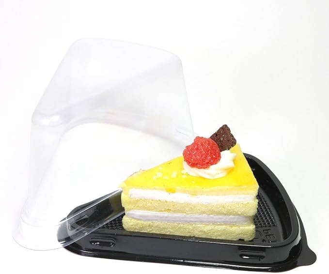 12Pcs Triangular Clear Container Pod With Black Base