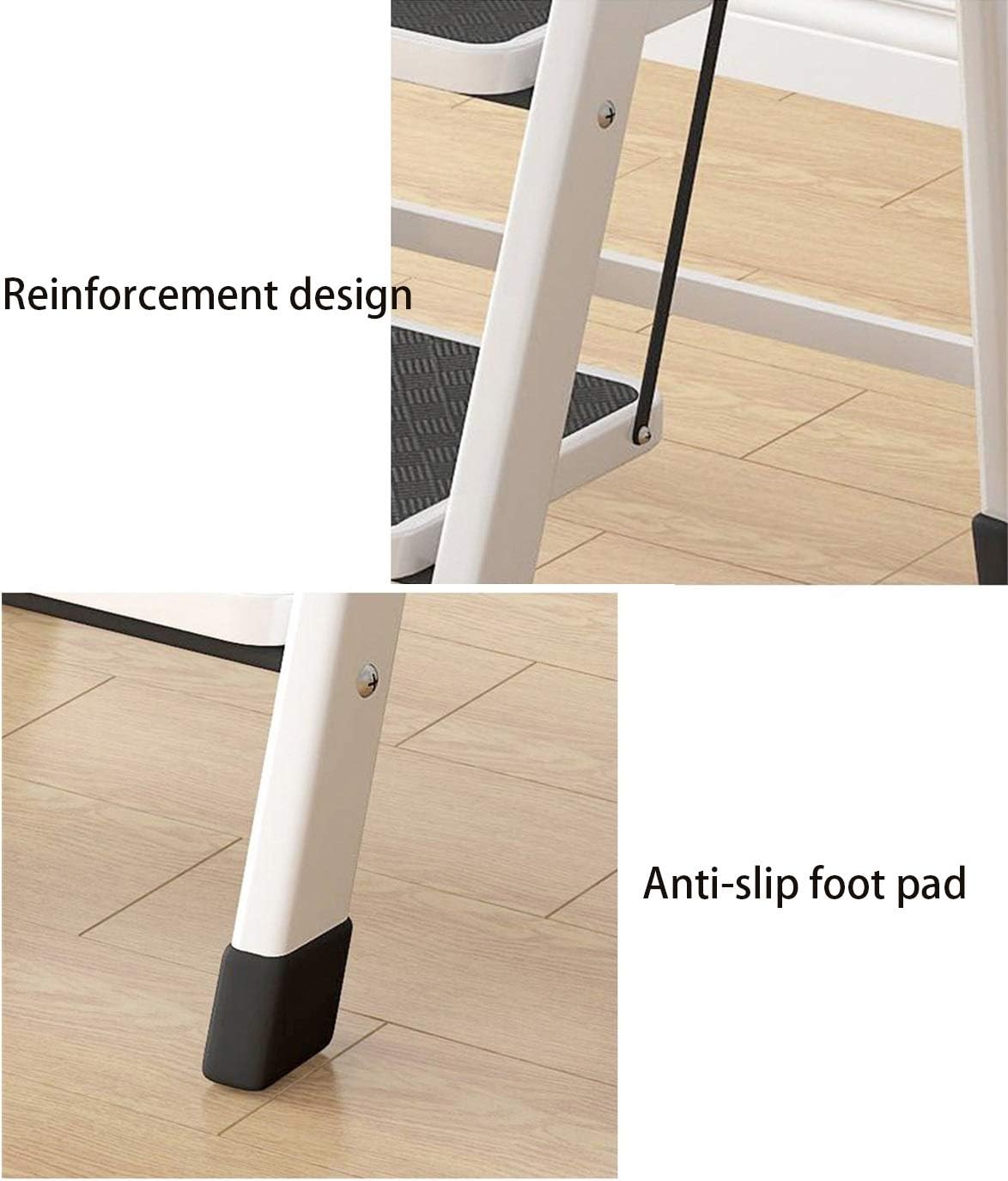 MHome Folding Step Ladder – 2-Tier / 3-Tier / 4-Tier