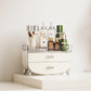 2-Drawer Vanity Organiser with Removable Top Tray – Makeup & Skincare Storage