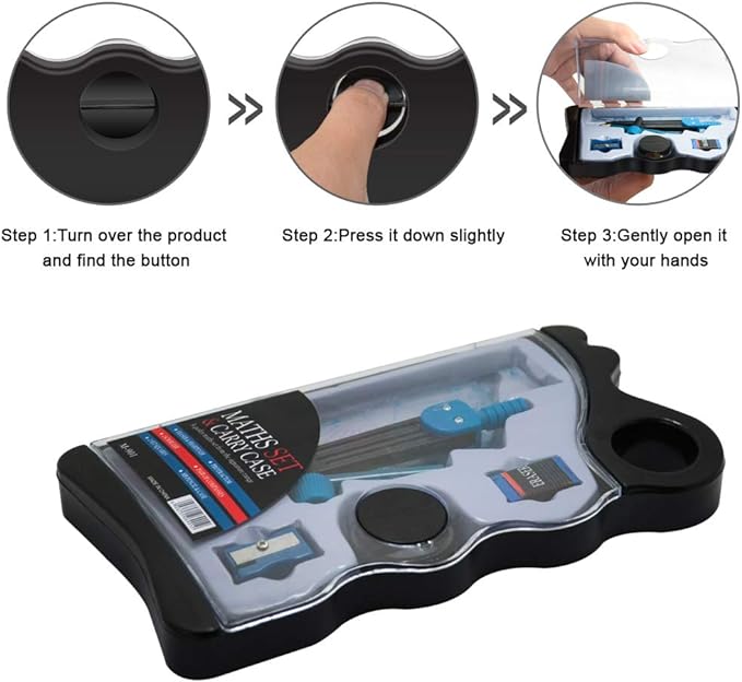 Math Geometry Kit Set 8pcs