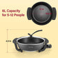 Electric Hot Pot Skillet – 6L Non-Stick Electric Cooker (220V)