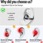 Open-Ear Wireless Earbuds – Bluetooth 5.4, ENC Noise Cancelling Mic, 40H Battery