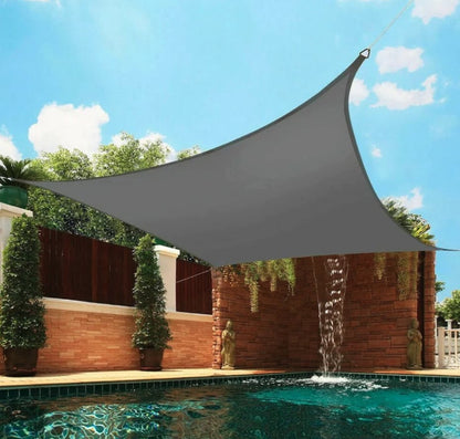 MHome Sun Shade Sail Square/Rectangular,UV Block Sunshade Canopy-Various Options