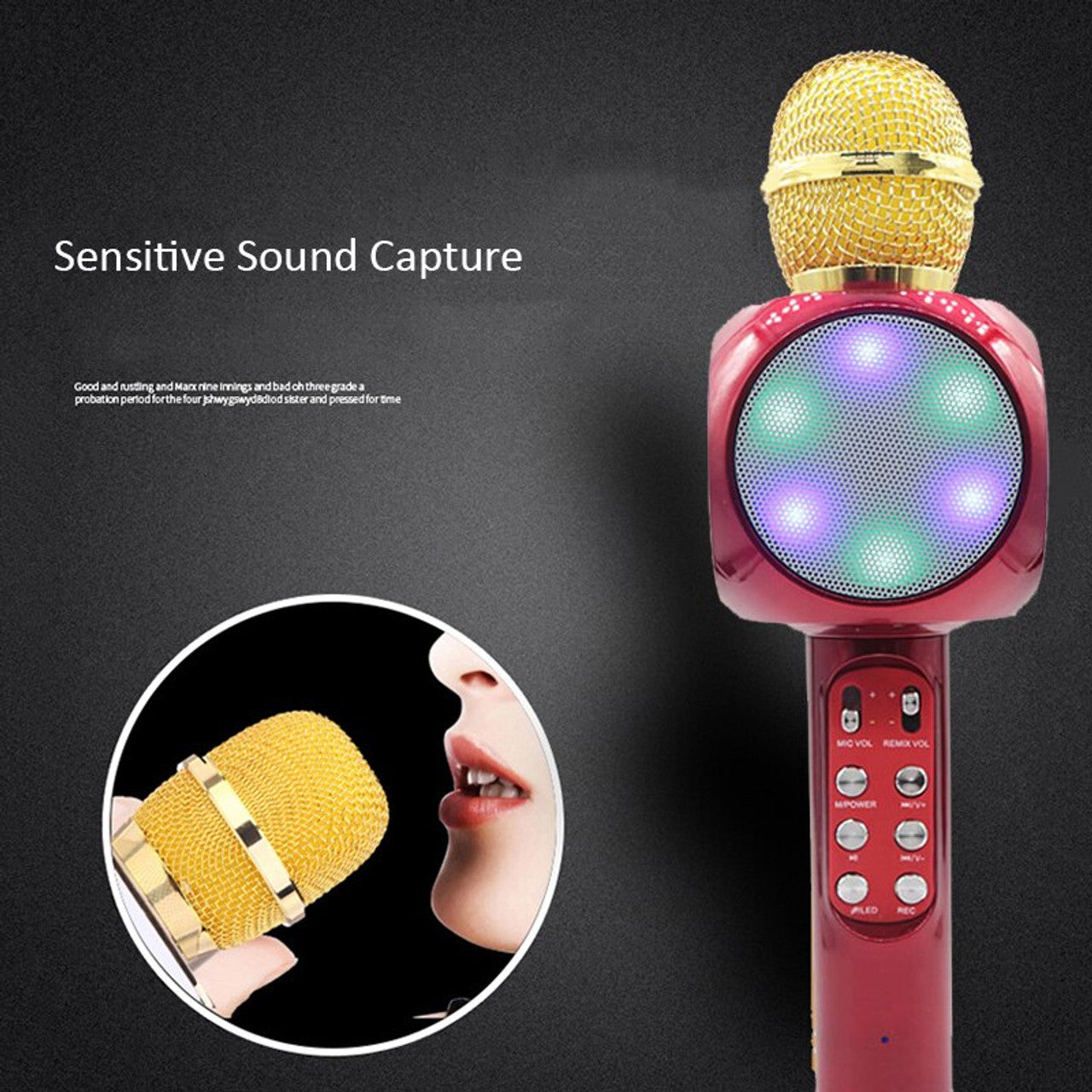Karaoke Multifunctional Mic - Various Colours