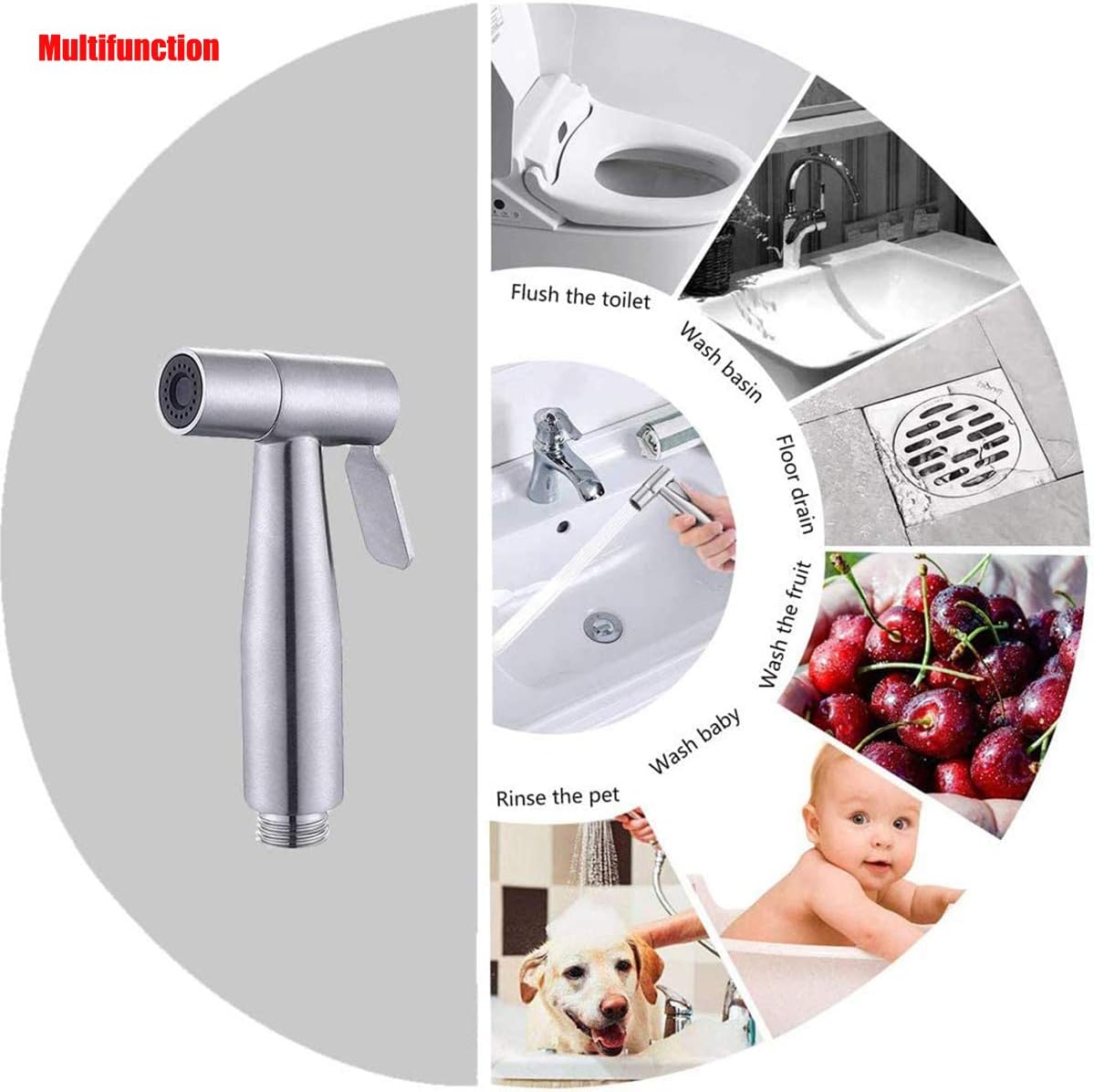 Bidet Hand Shower Stainless Steel