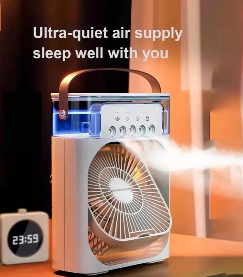 MTech Box Desk Fan With Air Humidifier