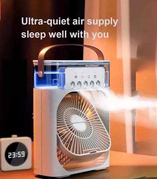 MTech Box Desk Fan With Air Humidifier
