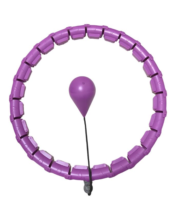 Pro-Sportz Smart Weighted Fitness Hula Hoop – Adjustable Auto-Spinning Waist Trainer