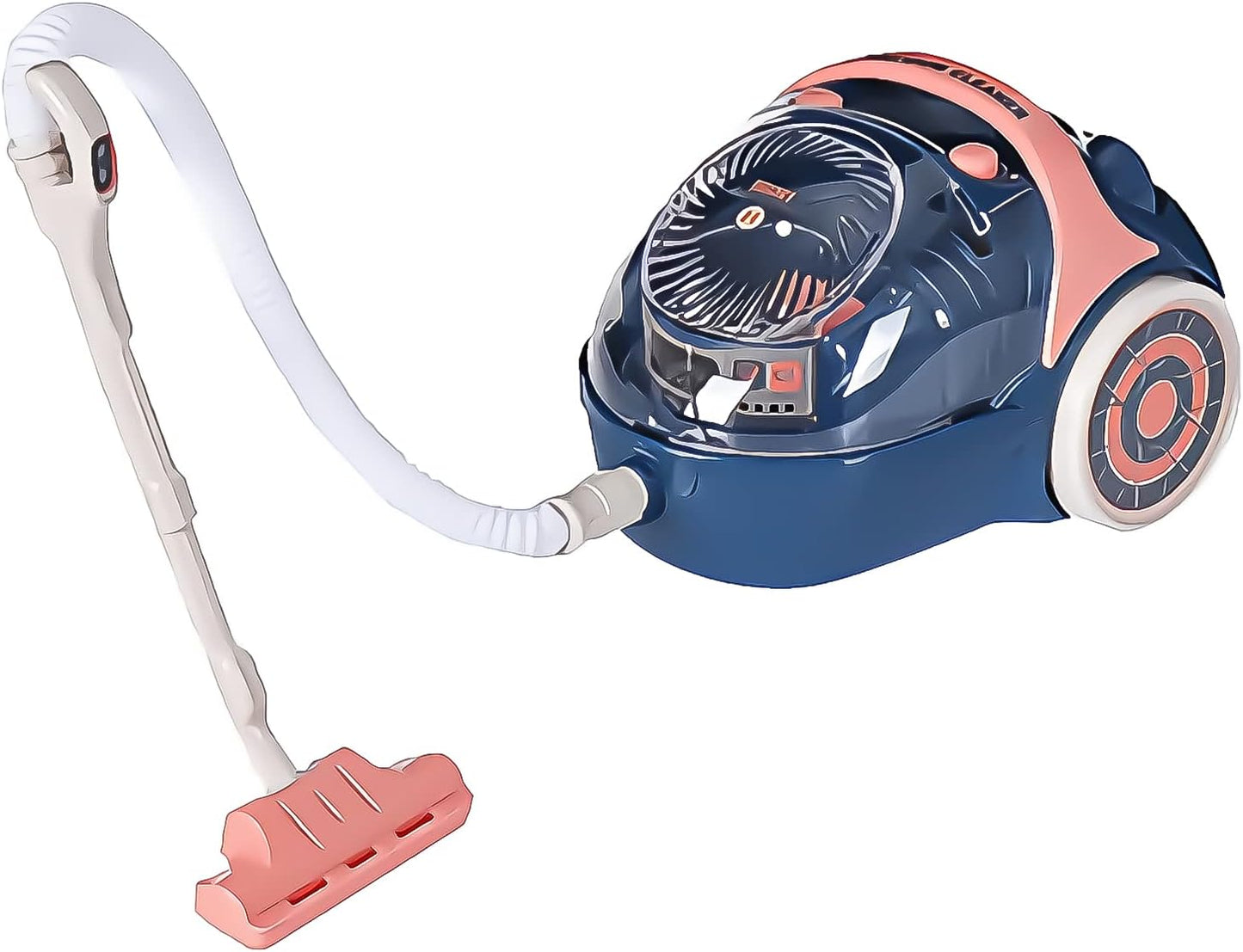 Kids Mini Simulation Vacuum Cleaner Toy - Realistic Pretend Play Cleaning Appliance With Lights & Sounds, Battery Operated