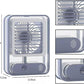 Portable Desk Fan with Night Light, 3 Speed with Spray
