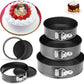 Round Cake Moulds Tin 3Pcs Set