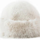 Fluffy Faux Fur Russian Hat for Women – Winter Warm Plush Hat