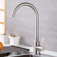 MHome Stainless Steel Swivel Spout Sink Faucet – Curved Tube Various Options