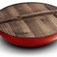 36CM Cast Iron Wok Pan