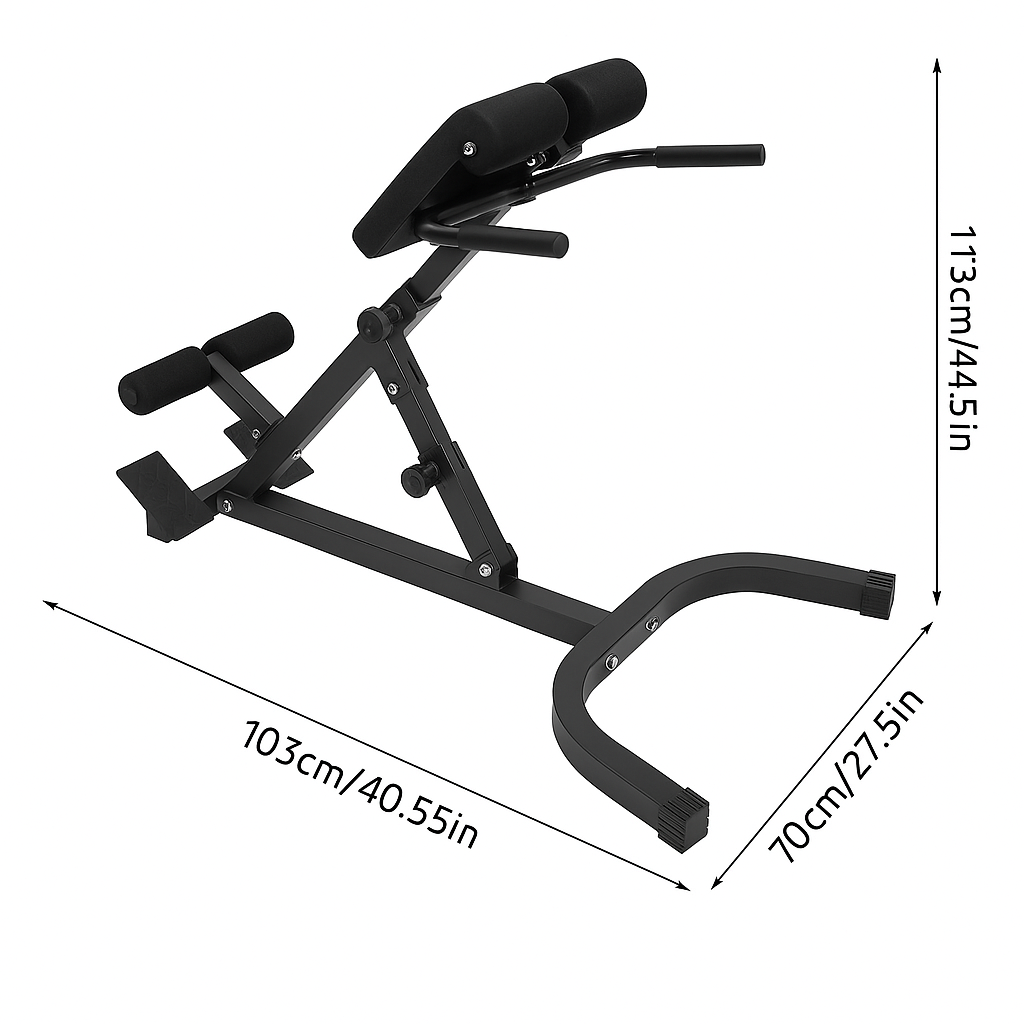 Pro-Sportz Adjustable Roman Chair / Hyperextension Bench