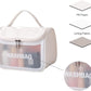 Waterproof PVC Hanging Toiletry Organizer Bag – Travel Cosmetic & Shower Kit with Hook and Handle