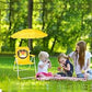 MBaby Kids Folding Animal Chair – Lightweight, Portable & Adorable With Umbrella- Various Colours
