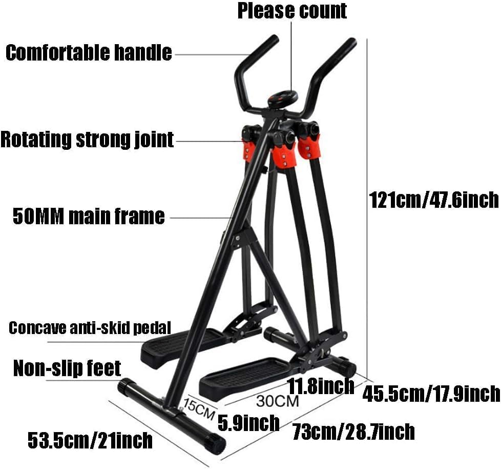 ProSportz Air Walker Exercise Machine – Full Body Elliptical Glider | Low-Impact Home Fitness