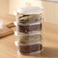 MHome 4-Layer Airtight Condiment Storage Containers – Leak-Proof Spice & Snack Jars