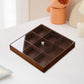 MHome Divided Serving Tray with Lid – 9-Grid Appetizer Platter