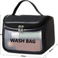 Waterproof PVC Hanging Toiletry Organizer Bag – Travel Cosmetic & Shower Kit with Hook and Handle