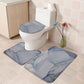 3pcs Bathroom Pedestal Mat for Toilet