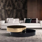 Minimalist Italian Style Centre Table Nesting, Round Rotating Table-Various Options