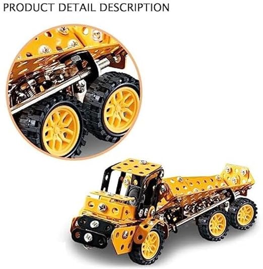 DIY Toys Trucks Creative Mechanical Construction Assembly Educational Toy