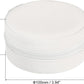 Travel Jewelry Case for Women – Small Round Faux Leather Organizer for Rings, Earrings & Necklaces