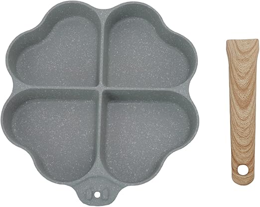 Egg Frying Pan Cast iron 4 grids