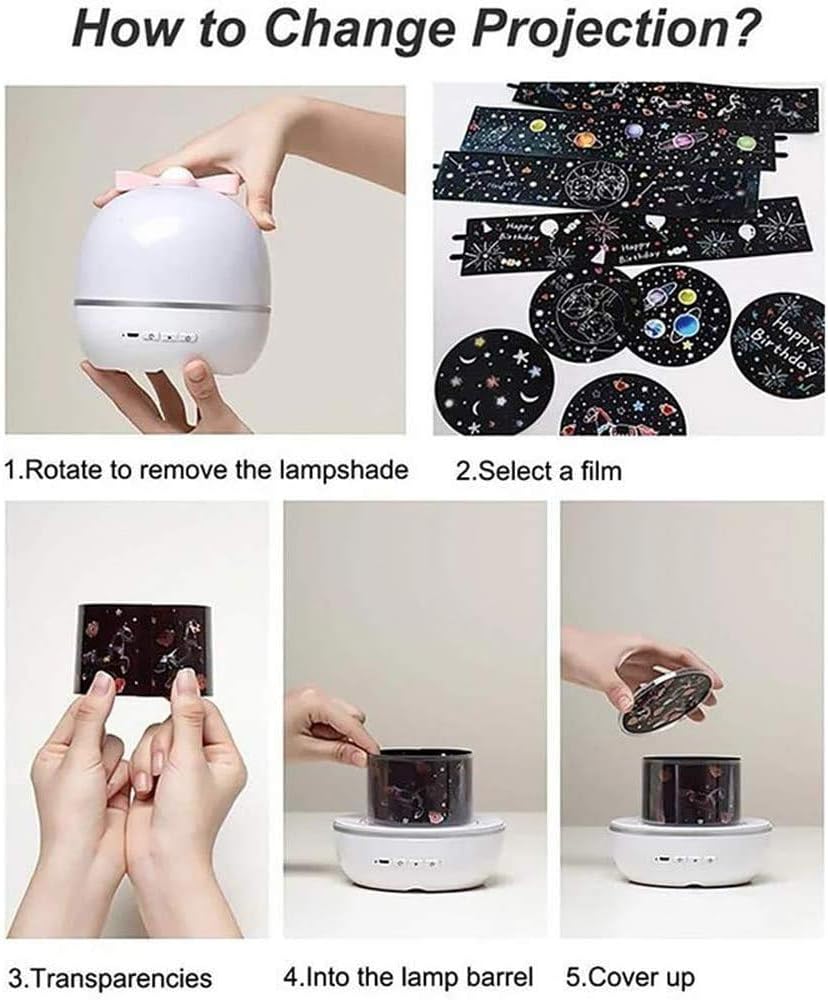 Dream Starry Sky Projector Led Night Light With Music