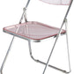 MFurn Clear Folding Chair – Modern Transparent Acrylic