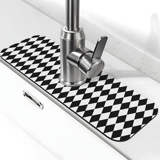 4PC Absorbent Sink Drying Mat Set
