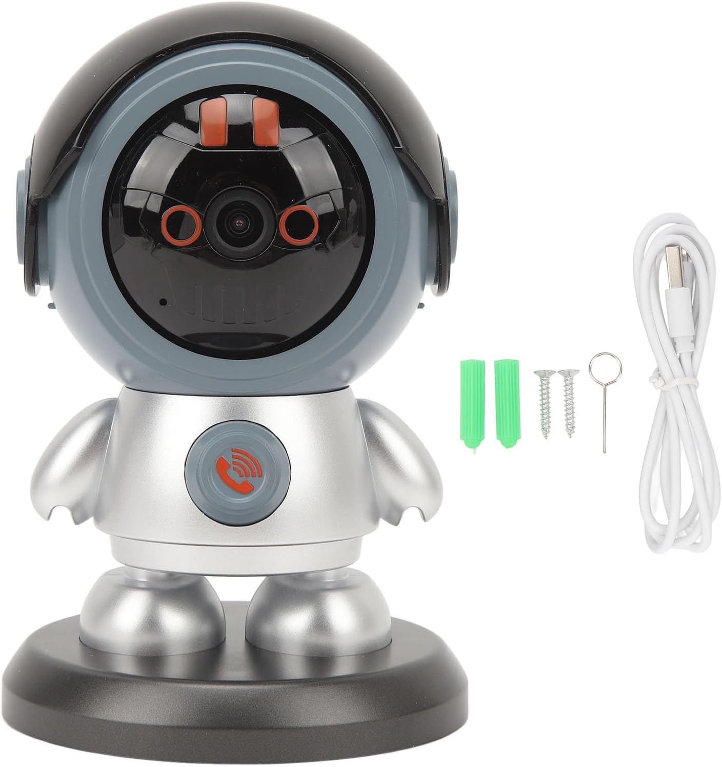 MTech 1080P Indoor Smart Robot Camera | Wi-Fi Home Security, Baby & Pet Monitor