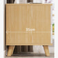 MHome 3-Drawer Wooden Nightstand – Bedroom Storage Chest
