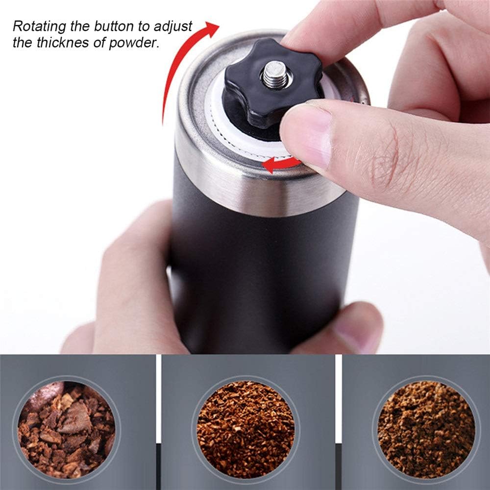 Portable Manual Coffee Grinder – Conical Ceramic Burr Hand Mill for Coffee Beans, Spices & More
