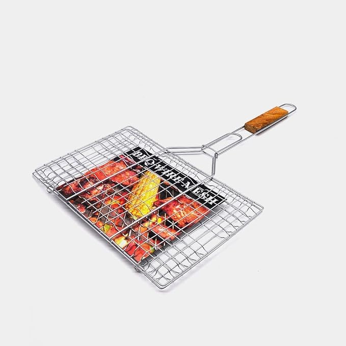 BBQ Grilling Basket with Removable Handle