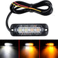 1.2-Meter Police Light Bar – White & Amber LED Strobe 47" (1200mm)