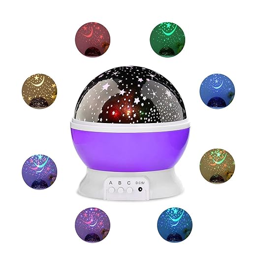 Star Projector Night Light Lamp