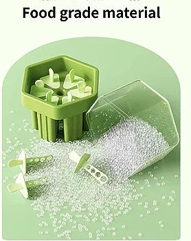Homemade Silicone Popsicle Maker- Green
