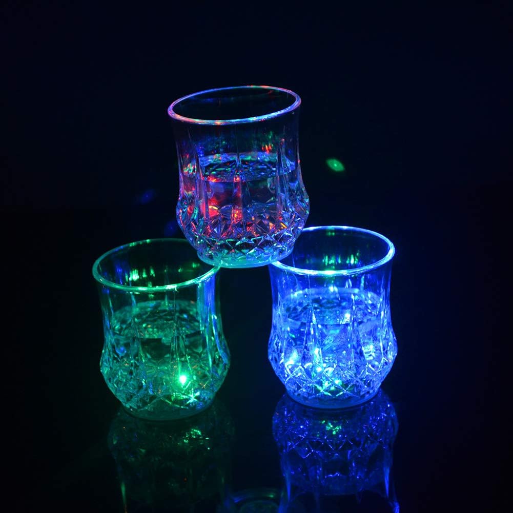 Inductive Rainbow Colour Cup – Automatic LED Light-Up Glass (200ml)