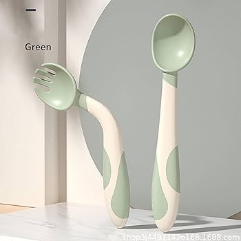 Silicone Soft Bendable Spoon & Fork Set for Kids